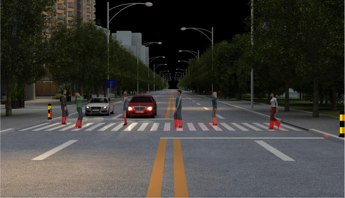 人行横道夜间出行安全方案 – 深圳市联恒星科技有限公司